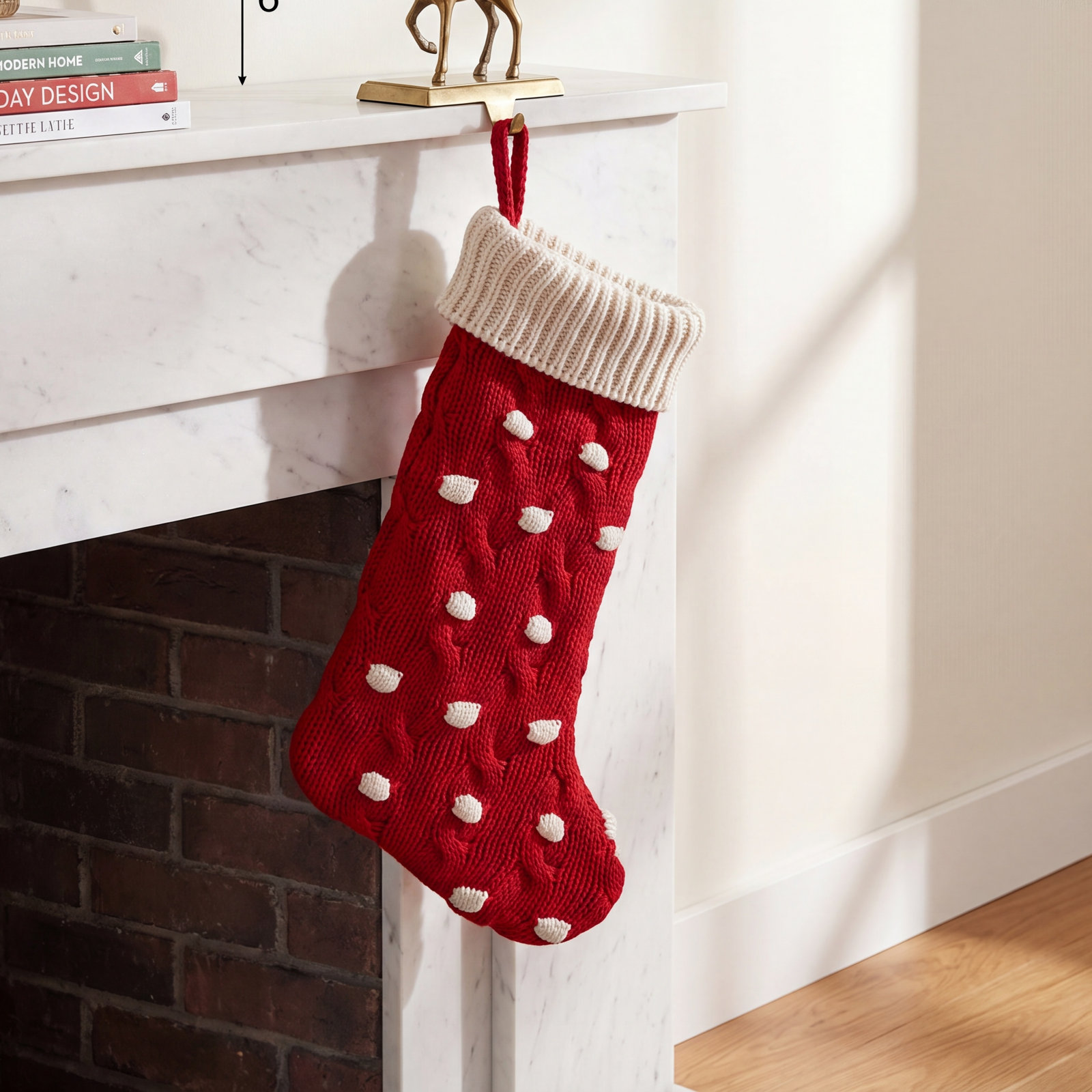 Knit Dots Stocking