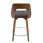 Bezu Swivel Upholstered Counter Stool-921050061-921050048