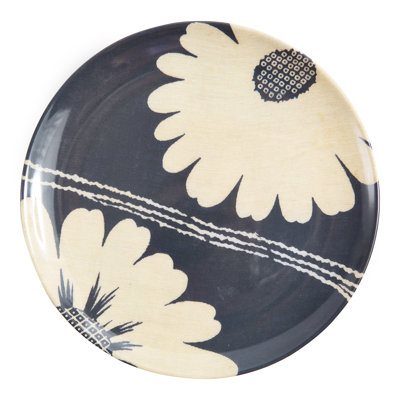 Assiette plate en mélamine 11 po Annjane, ensemble de 4