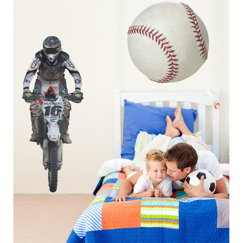 Sports Non-Wall Damaging Wall Decal, 23.5" H x 60" W