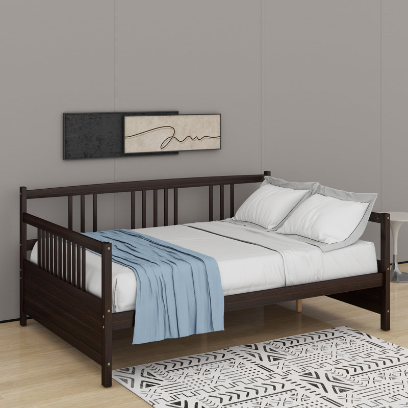 Full Size Daybed With Support Legs, Espresso