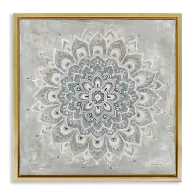 «Gentle Mandala Flower Floater Canvas» par Danhui Nai
