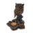 Jenesis 9'' H Wood Floor Candlestick