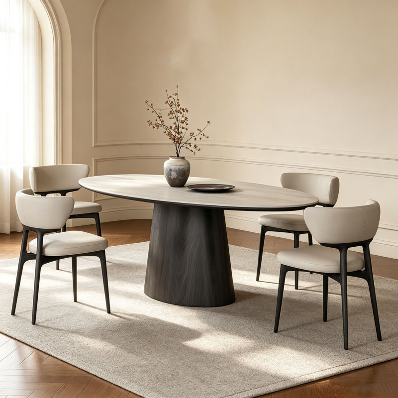 Table de salle à manger Mid-Century, H 29,5 po x l 63 po x P 31,5 po, 7