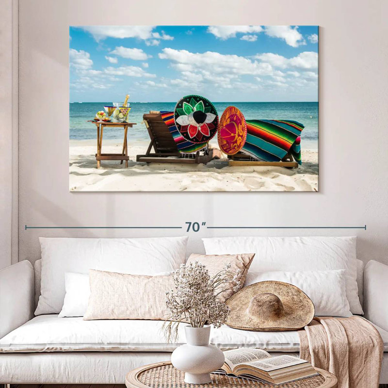 Plage Gillard, Mexique, H 34 po x l 51 po