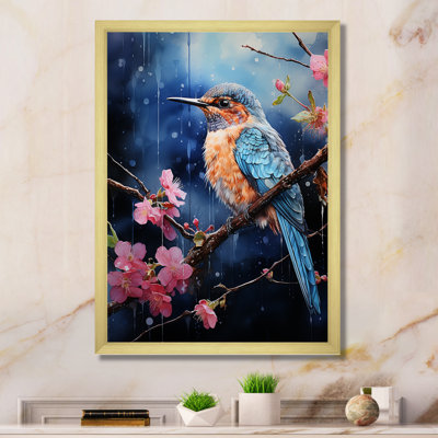 Colibri matin Melody Blooms II - Colibri, art mural animal