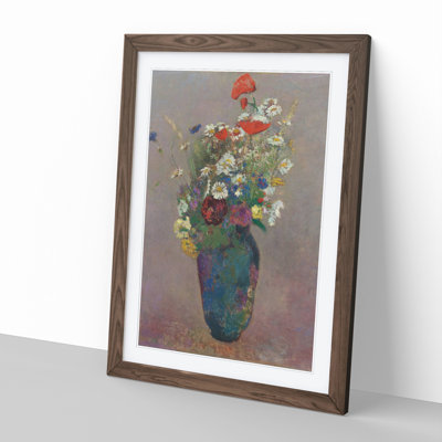 Vase of Flowers Vol.8 by Odilon Redon - Picture Frame Painting