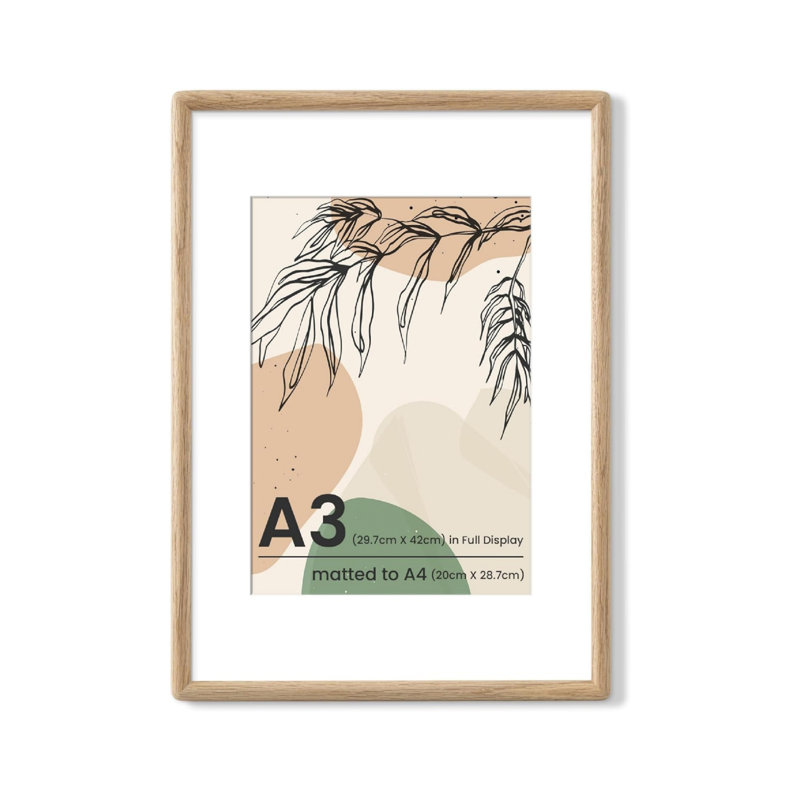 Brown Solid Wood Storage Picture Frame