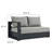 Modway Tahoe Outdoor Patio Powder-Coated Aluminum 3-Piece Sectional Sofa Set-95616662