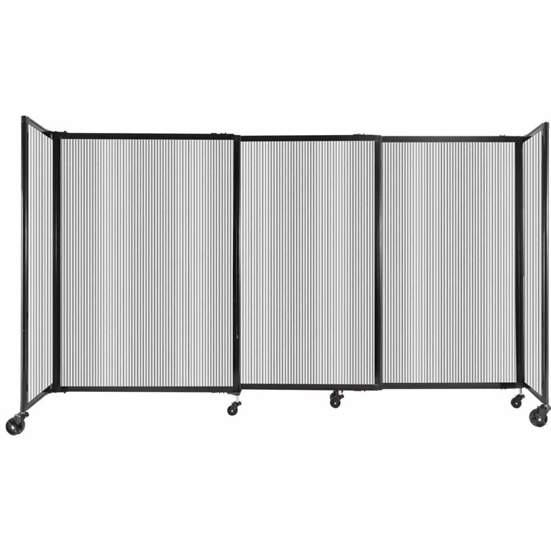 Cloison murale en polycarbonate 360, H 48 po x l 86 po x P 1 po, Transparent