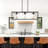 Sayonara 3 - Light Matte Black Kitchen Island Pendant