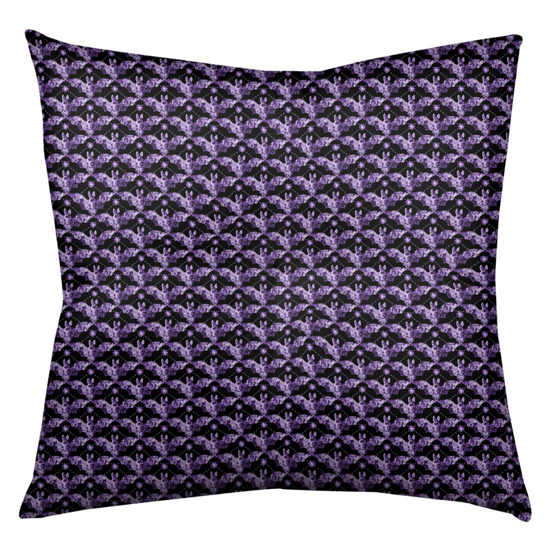 Coussin de sol carré Katelyn Elizabeth, 26 po x 26 po, Mauve
