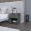 Table de chevet Altheim, chambre à coucher, gris clair