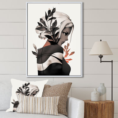 Dessin de femme tropicale, dessin I