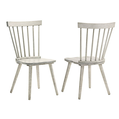 Ensemble de 2 chaises en bois massif