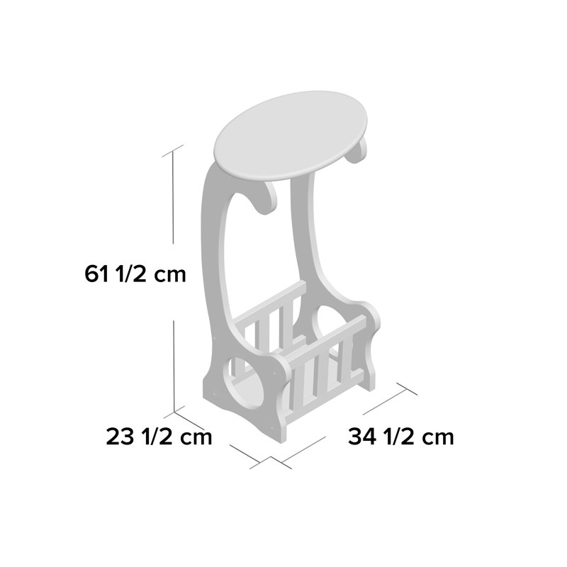 Wrentham Plant Stand, White