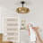 20" Caged Ceiling Fan with Light Farmhouse Natural Bamboo Strips-1701153960