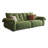 Green Polyester Modular Sofa cushion couch
