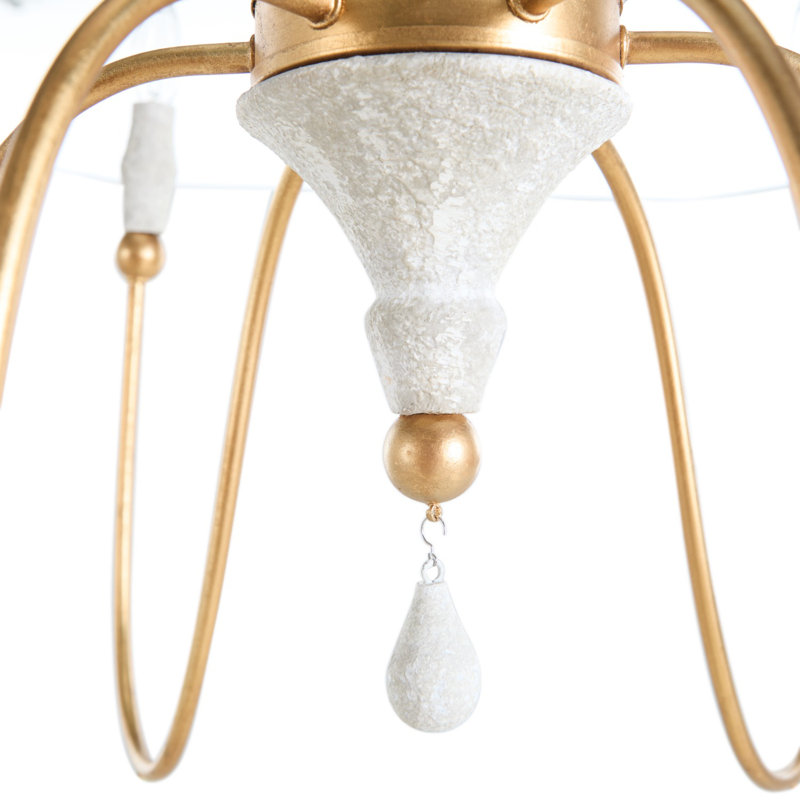 Clay 6 - Light Candle Style Classic / Traditional Chandelier