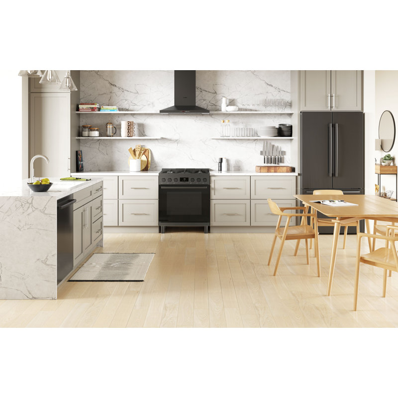 800 Series 30" 3.7 cu. ft. Freestanding Gas Range, Black