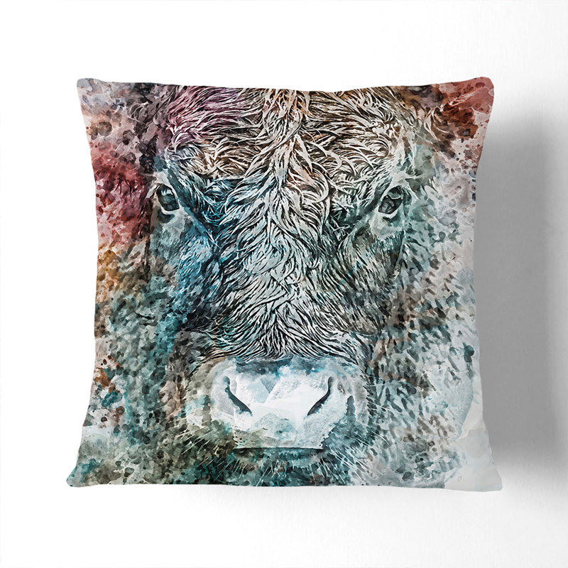Square Cushion, Stone, 40 x 40 cm