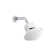 Cinq Square Single-Function Filtered Showerhead, 1.75 Gpm