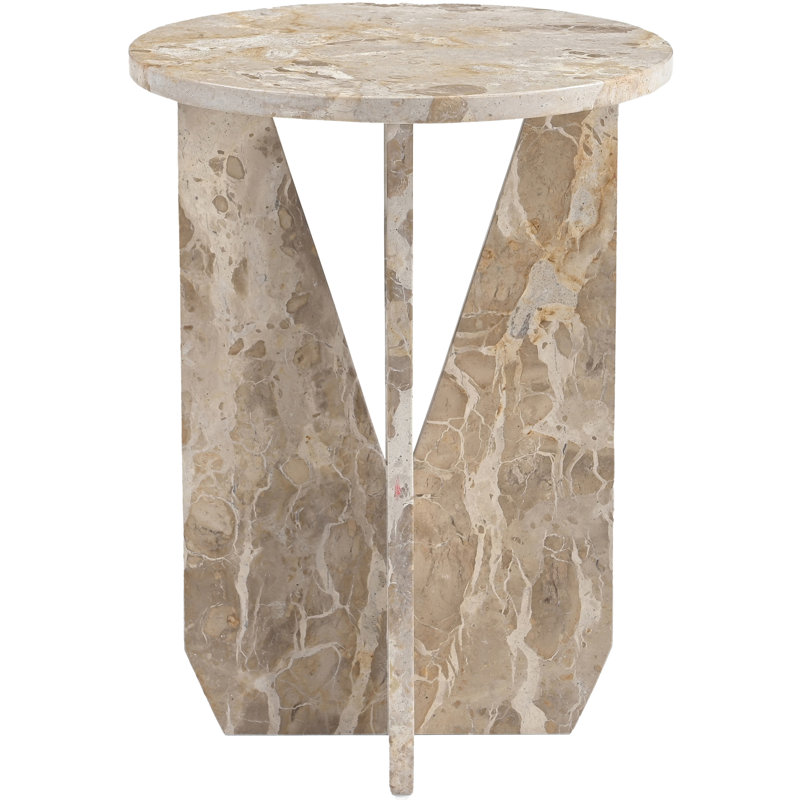 Table de bout Alba, Beige