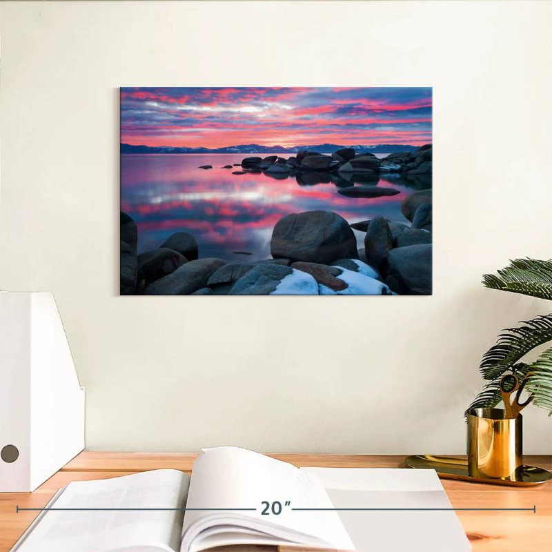 Alvord Lake Tahoe Nightfall, H 8 po x l 12 po
