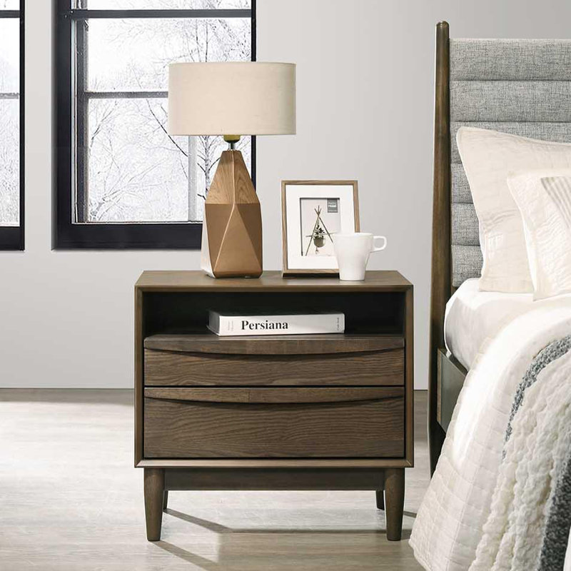 Oscar 58 cm W Bedside Table