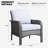 Jordanlee Wicker Outdoor Lounge Chair Traditional Armchairs-1643902733