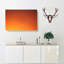 Birds in Flight During an Orange Sunrise - Wrapped Canvas-55371095