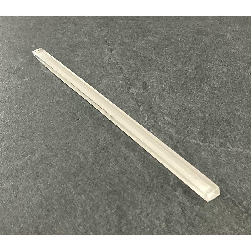 Carreau de verre 11,75 po x l 0,5 po, Crème, crème