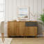 Buffet 2 en 1 avec portes et tiroir, 59 po-1045873761