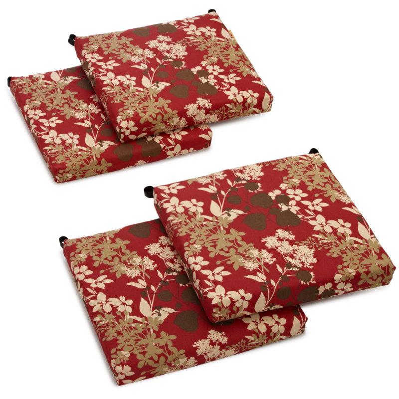 Coussin de chaise adirondack intérieur/extérieur sangria