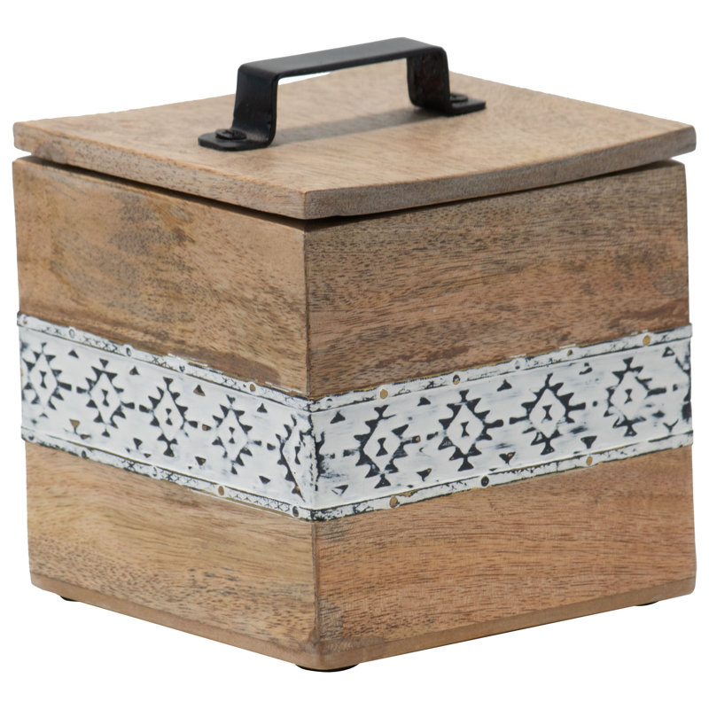 Union Rustic Solid Wood Bin