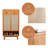 Modern Cherry Solid wood Shoe Storage-1307427488