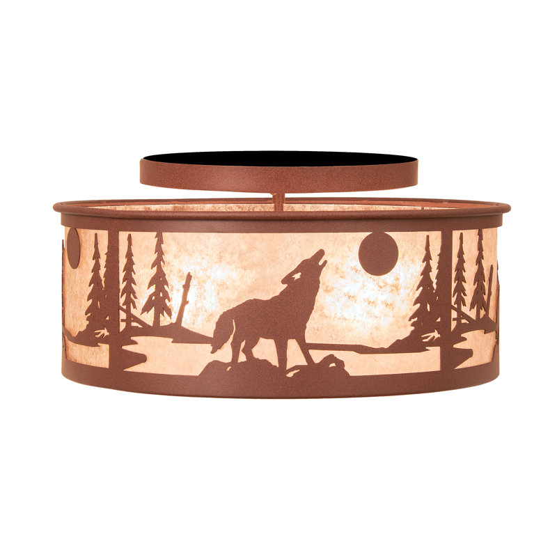 Clayre Mica Flush Mount