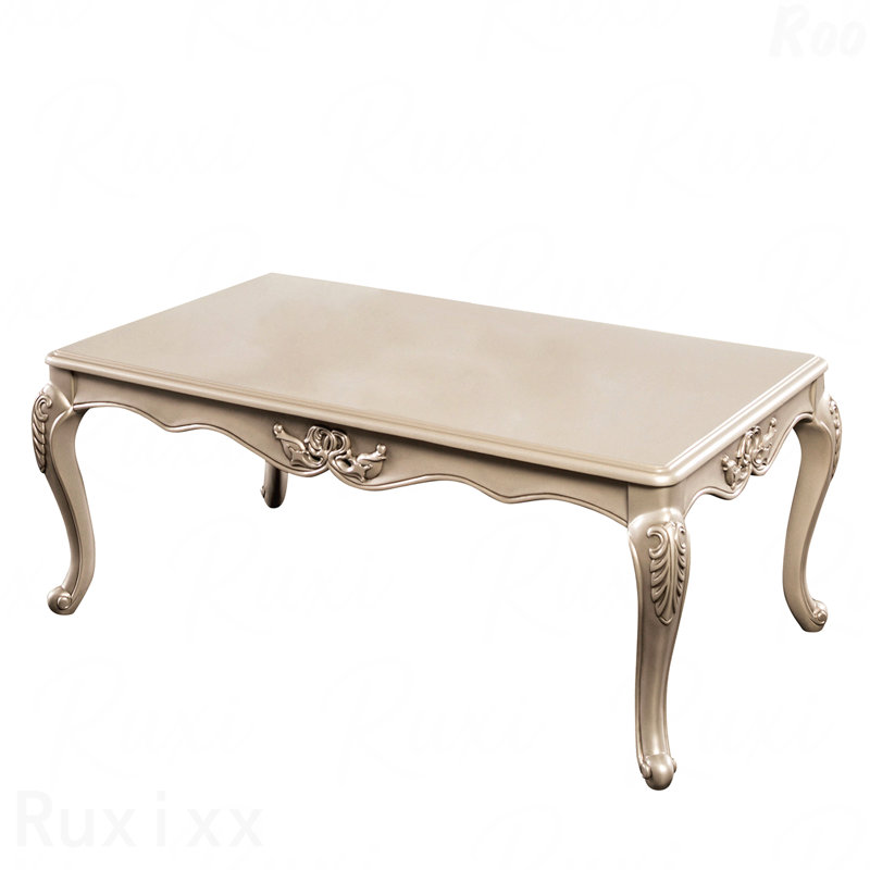 Table basse de style traditionnel 1pc, Champagne