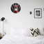 Horloge murale lama hiver 12 x 12 po