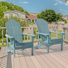 Chaises Adirondack de la SAMPSHam de la résistance aux intempéries