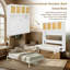 Lit escamotable simple, cadre de lit de chambre à coucher avec armoire supérieure, éclairage et ports USB, conception pliable et peu encombrante, style minimaliste moderne, blanc-1982768335