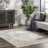 Auxence Choir Medallion Area Rug for Living Room Bedroom Dining Room Kitchen, Ivory/Beige-192305994