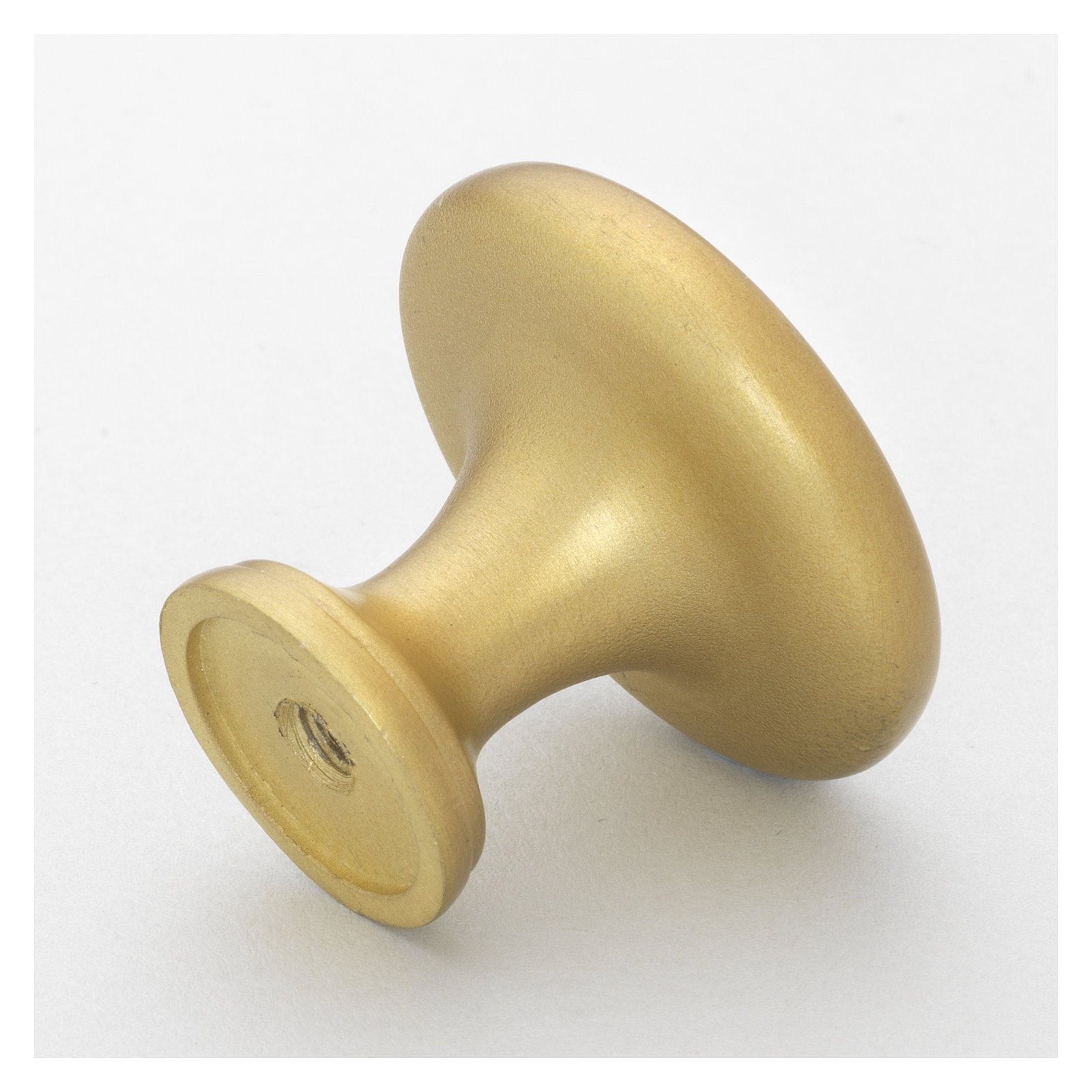 Mushroom Knob Multipack, Satin Gold