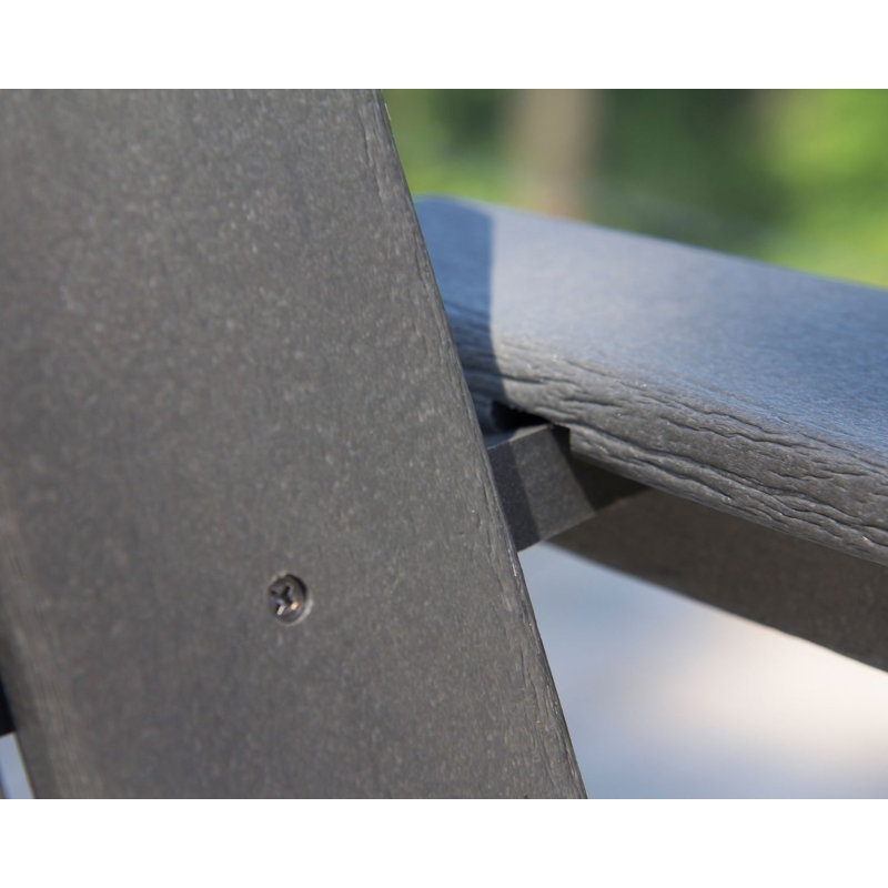 POLYWOOD Long Island Adirondack, Slate Grey