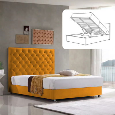 Adriella Upholstered Ottoman Storage Bed
