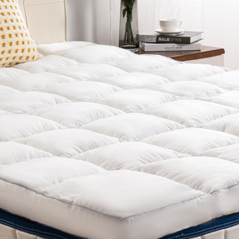 Surmatelas en duvet synthétique pelucheux Mantador, Simple TG