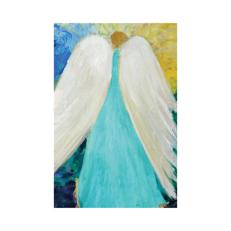 «Dreams And Angel Wings» par Robin Maria, reproduction d'art sur toile tendue, H 26 po x l 18 po x P 1,5 po