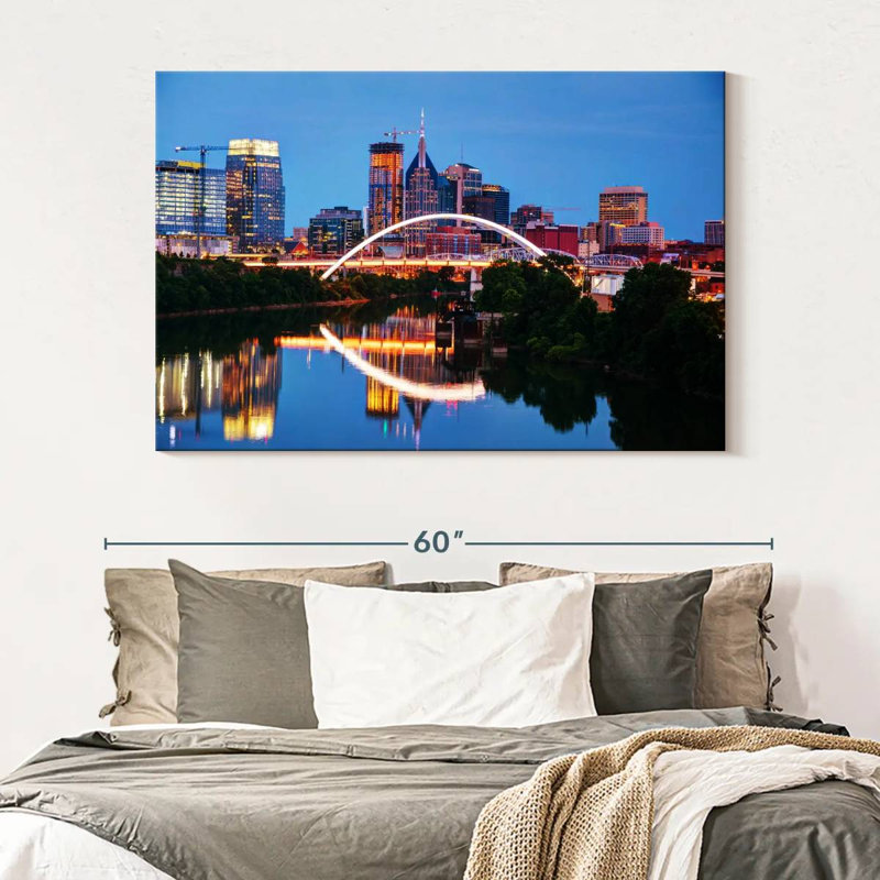 Kavia, Nashville, Tennessee, paysage urbain, H 34 po x l 51 po