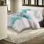Ensembles de literie en satin de coton confortables, motif floral pour la maison