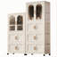 Armoire de rangement en plastique avec roues